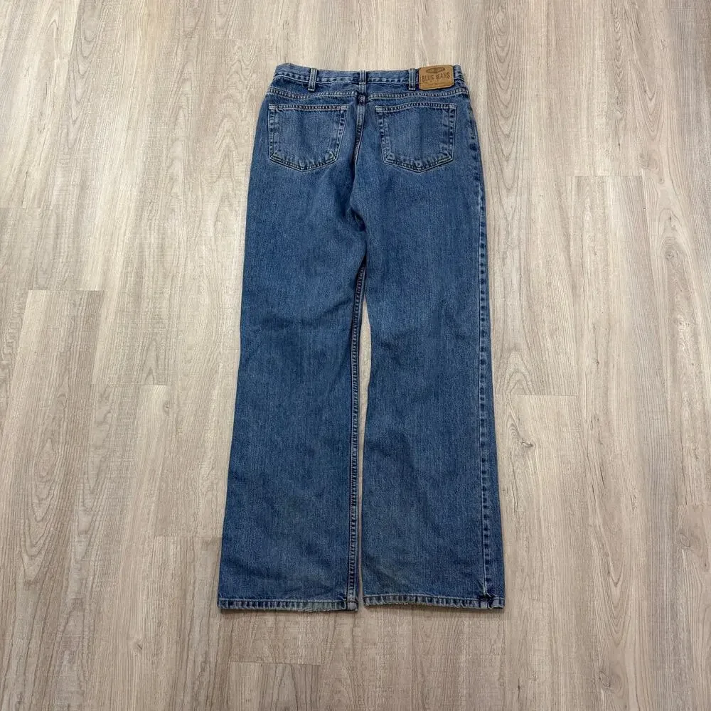 Vintage Old Navy Blue Jeans Men's 33x34 Medium Wash Denim y2k 10